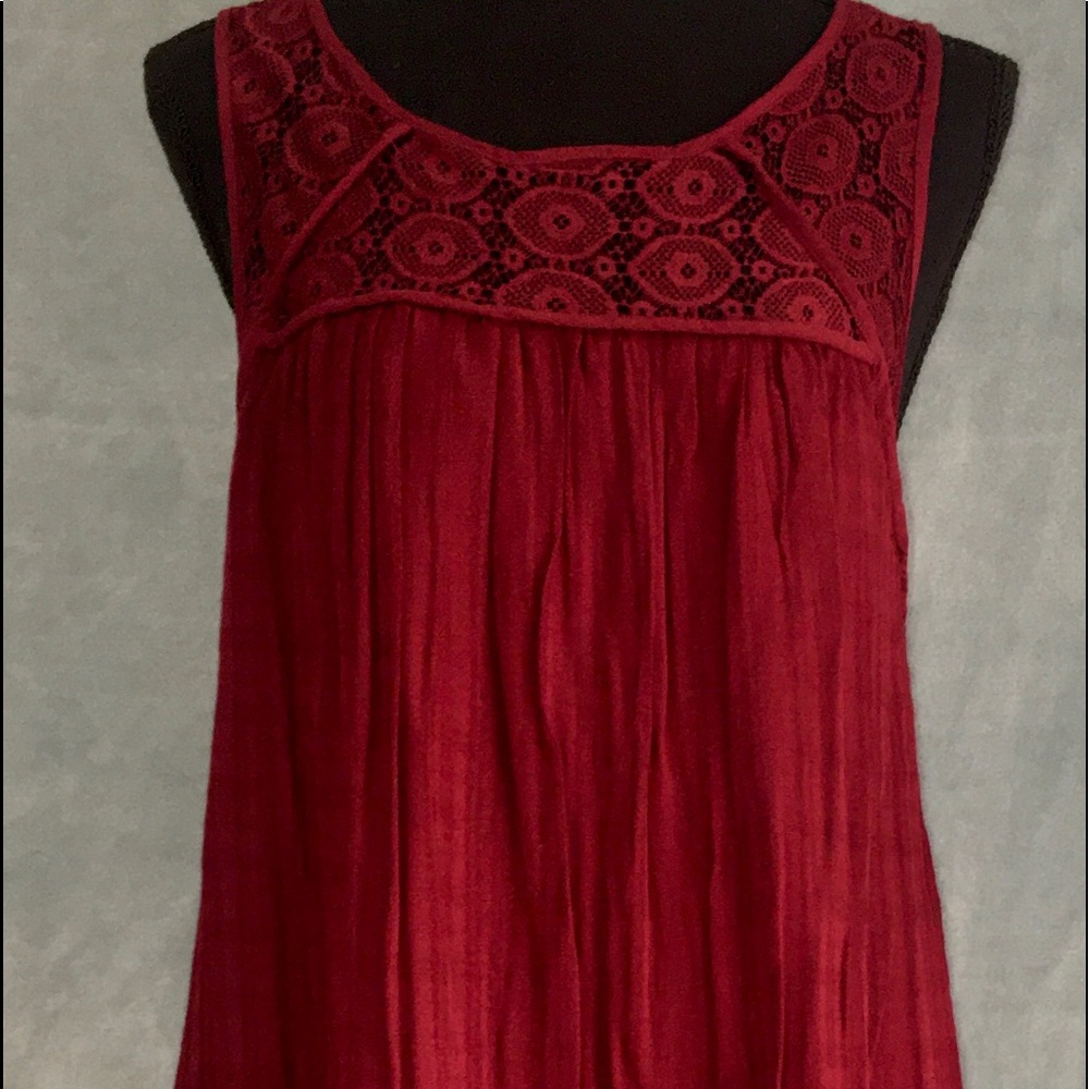 ๐HP๐ Liz Lange Burgundy Maternity Dress - Picture 4 of 7